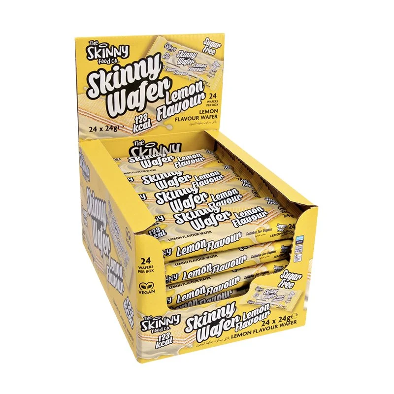 Gaufrette Skinny Citron Caisse 575g (24g x 24 unités)