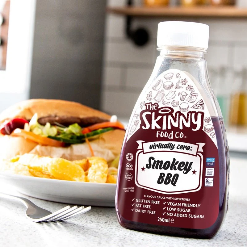 Case Smokey BBQ Virtually Zero© Calorie Skinny Sauce - 425ml x 6 Unités