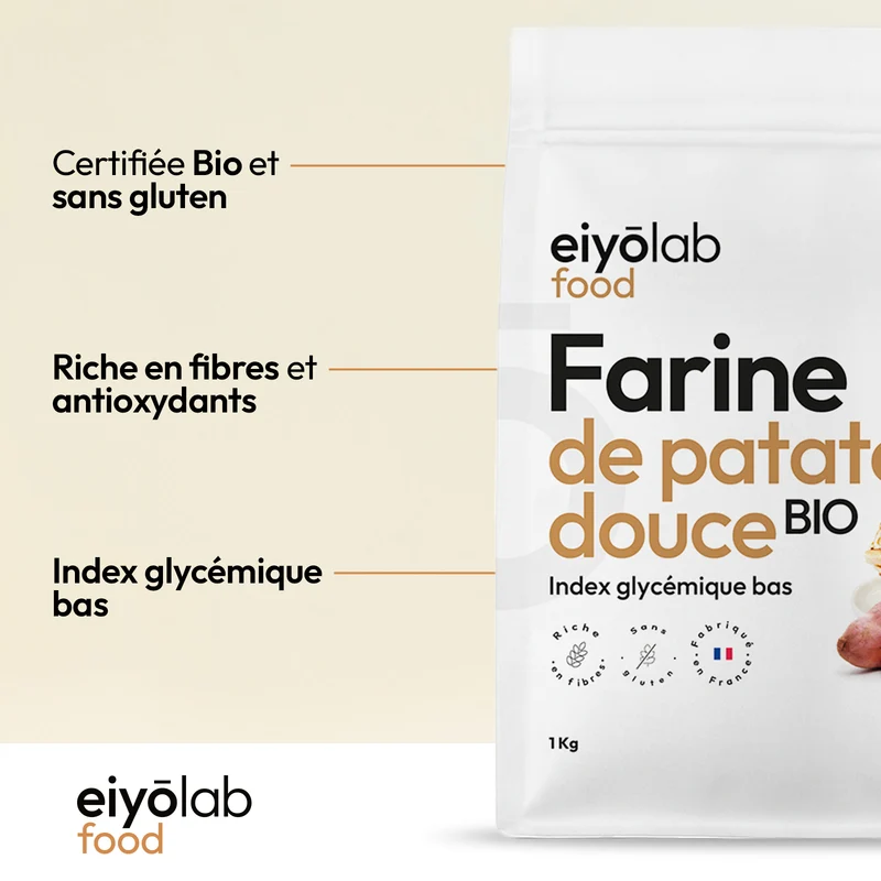 Farine de patate douce bio