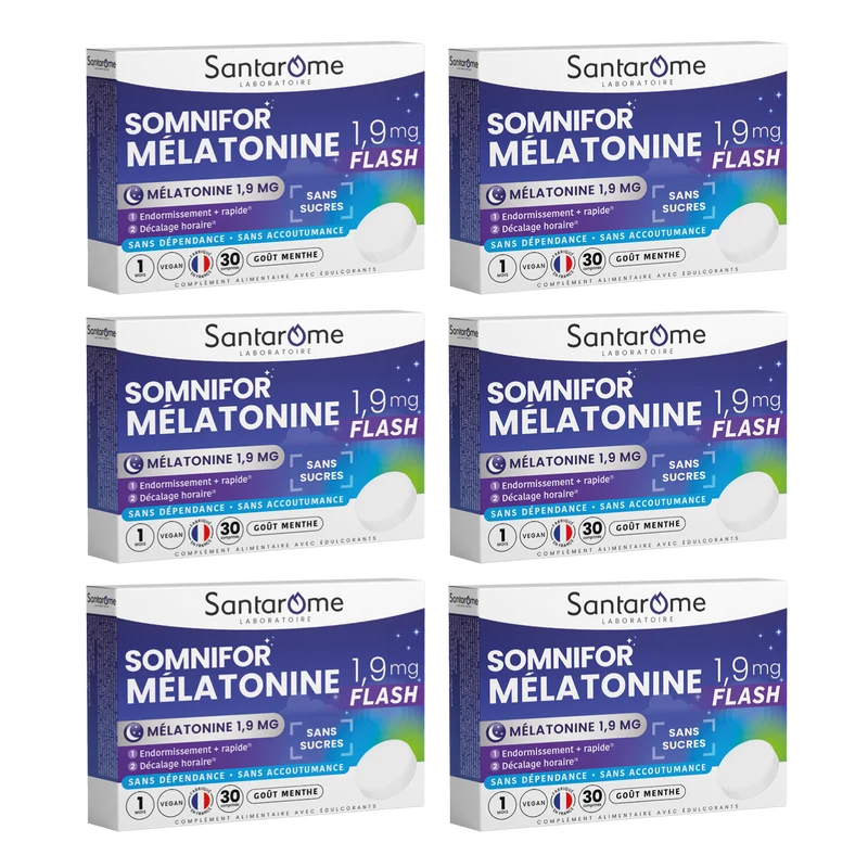 Somnifor Mélatonine 1,9 mg - 30 comprimés