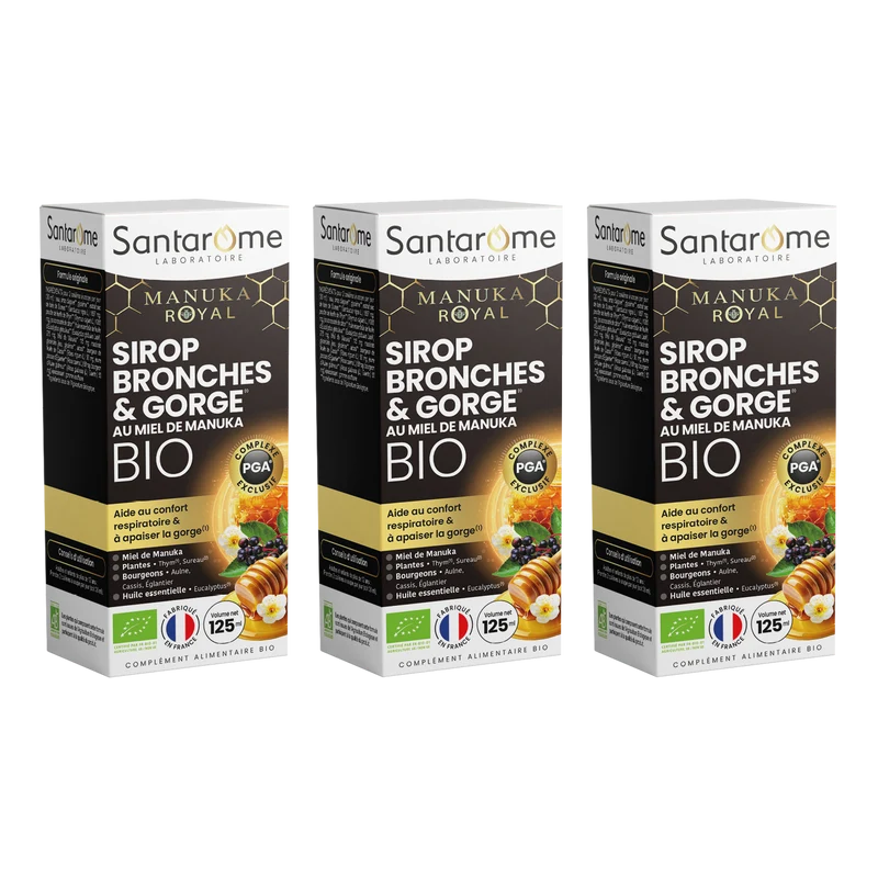 Sirop Bronches & Gorge au Miel de Manuka Bio