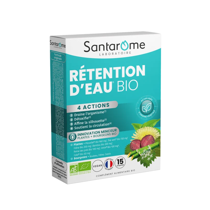 Rétention d'Eau Bio - 15 comprimés