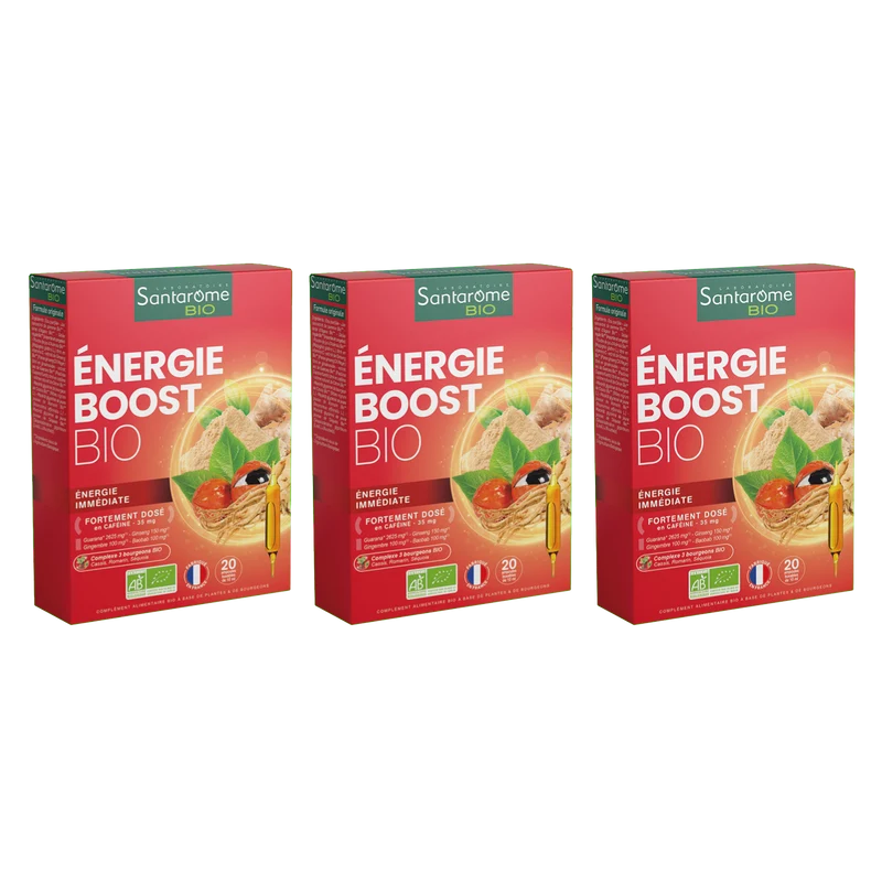 Énergie Boost Bio - 20 ampoules