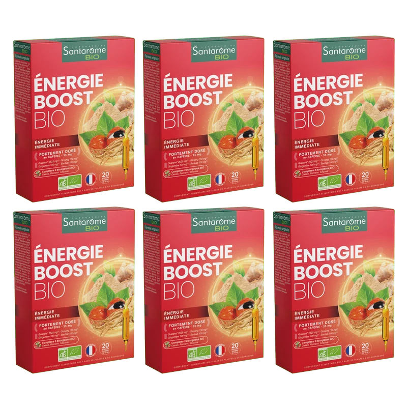 Énergie Boost Bio - 20 ampoules
