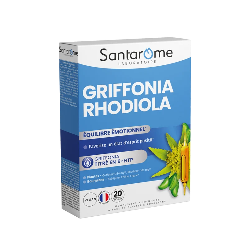 Griffonia Rhodiola - 20 ampoules