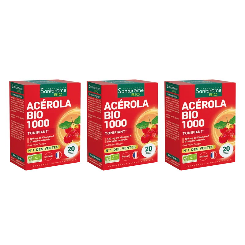 Acérola Bio 1000 - 20 comprimés