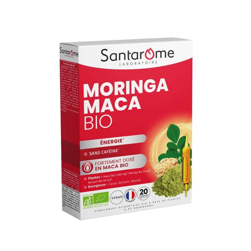 Moringa Maca Bio - 20 ampoules