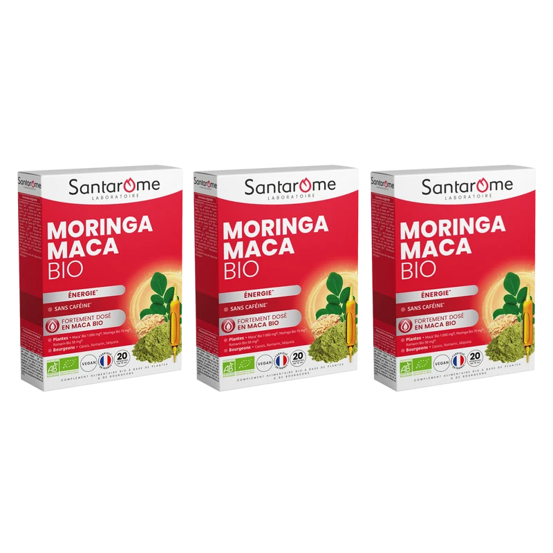 Moringa Maca Bio - 20 ampoules