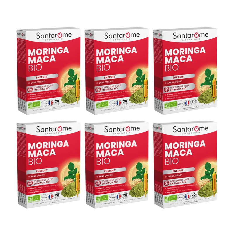 Moringa Maca Bio - 20 ampoules