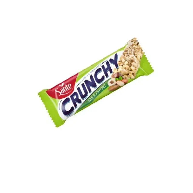 Barre Crunchy Céréales Noix et Amandes 40g
