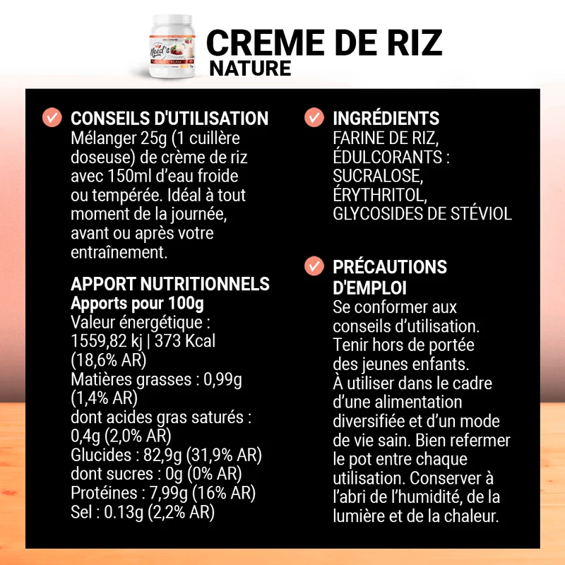 Need's Pure Rice Cream