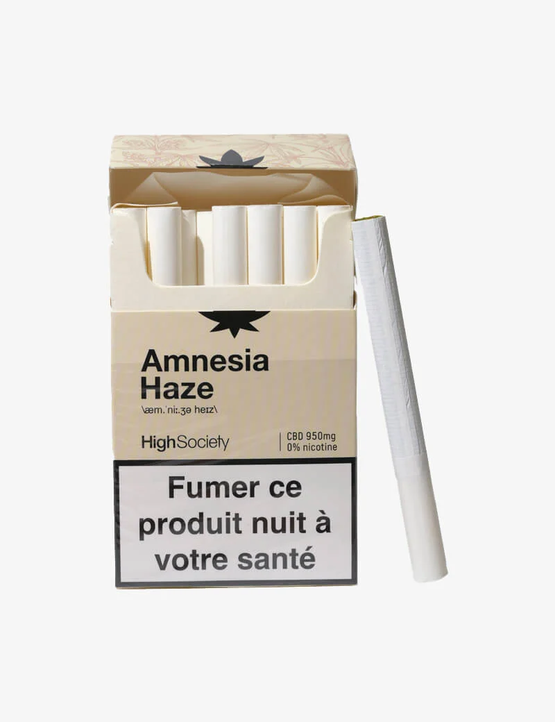 Paquet de 20 cigarettes Amnesia Haze