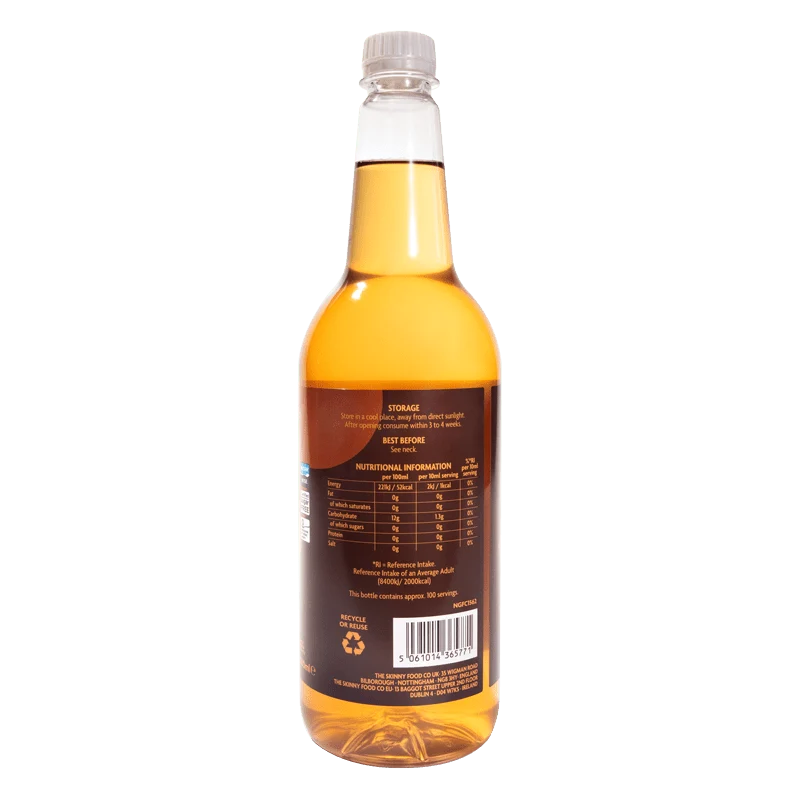 Sirop aromatisé au moka Skinny Barista - Café léger sans sucre et sans calories - 1 litre (Édition limitée)