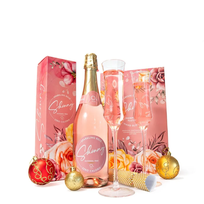 Prosecco rosé pétillant sans alcool - 75cl (zéro calorie)