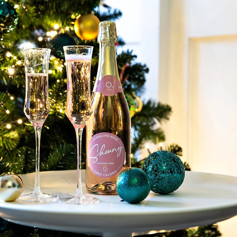 Prosecco rosé pétillant sans alcool - 75cl (zéro calorie)