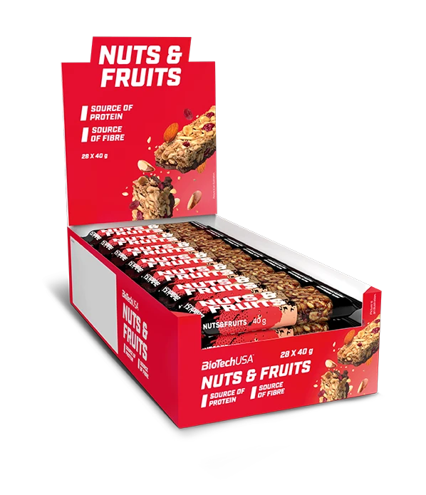 Nuts and Fruits boite de 28 barres