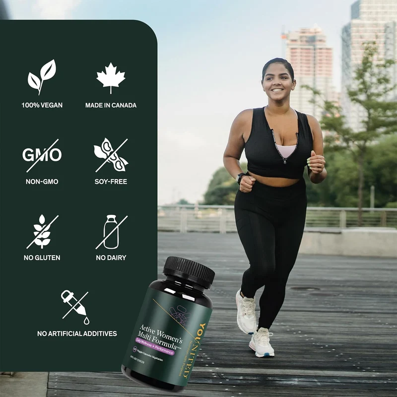 Younited - Active Women's Multi Formula | 120 Veg Capsules