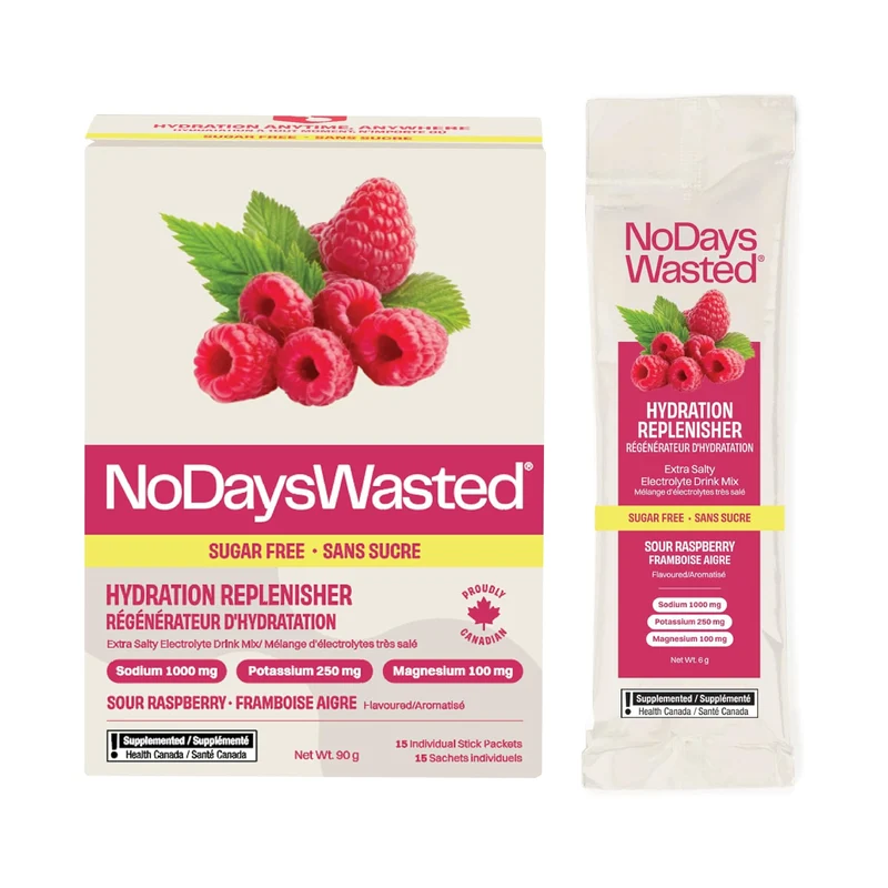 No Days Wasted - Sour Raspberry | 15 Pack