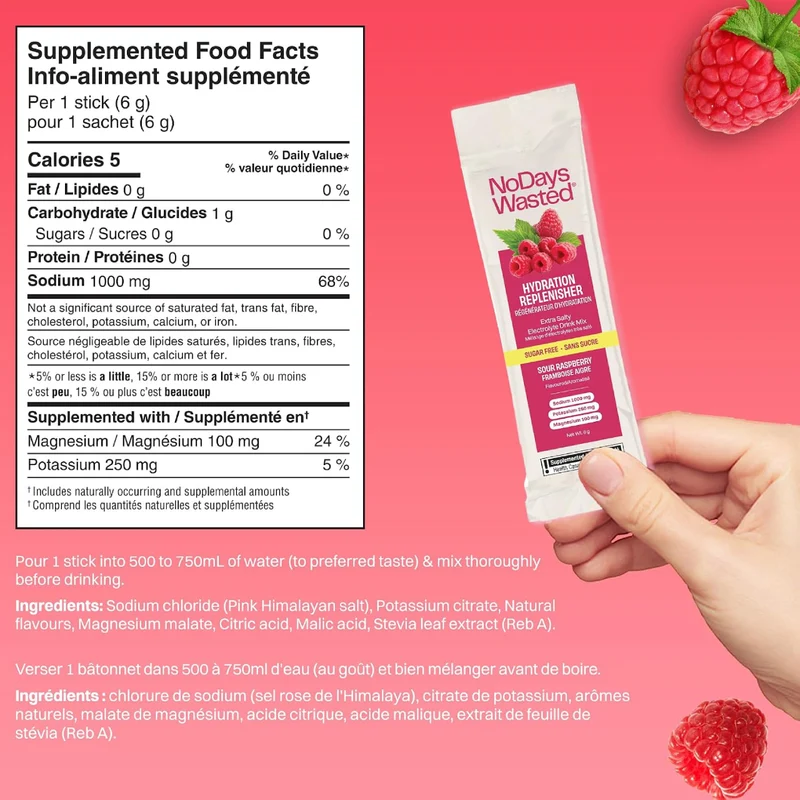 No Days Wasted - Sour Raspberry | 15 Pack