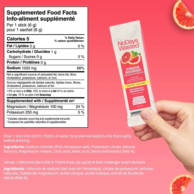 No Days Wasted - Salty Grapefruit | 15 Pack