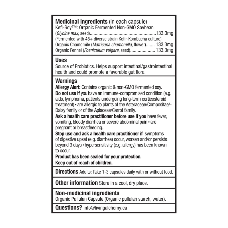 Living Alchemy - Your Flora Probiotic Comfort | 60 Capsules