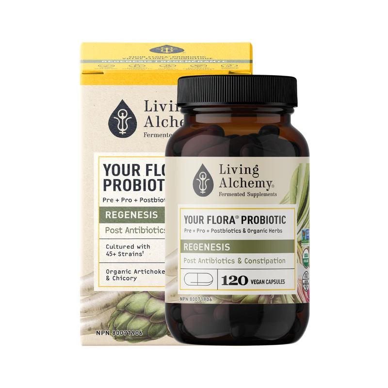 Living Alchemy - Your Flora Probiotic Regenesis | 120 Capsules