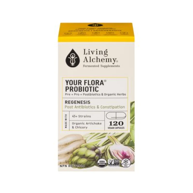 Living Alchemy - Your Flora Probiotic Regenesis | 120 Capsules