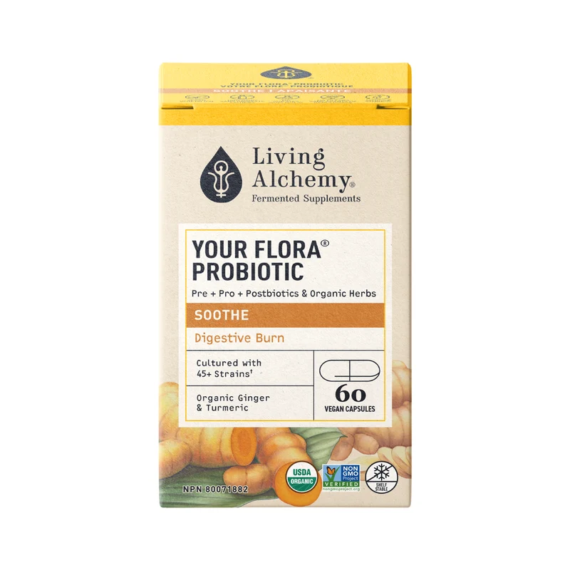 Living Alchemy - Your Flora Probiotic Soothe | 60 Capsules