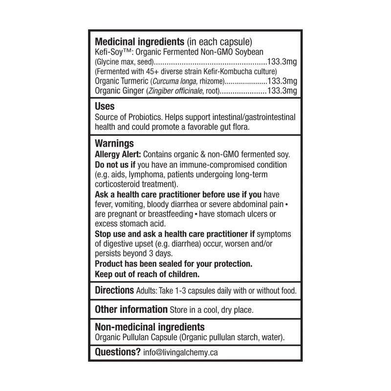 Living Alchemy - Your Flora Probiotic Soothe | 60 Capsules