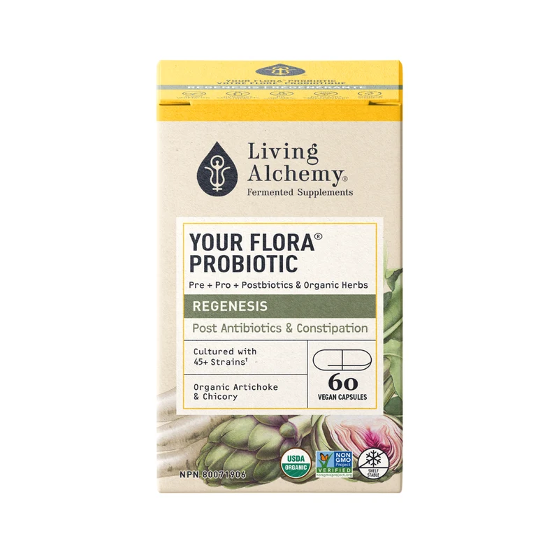 Living Alchemy - Your Flora Probiotic Regenesis | 60 Capsules