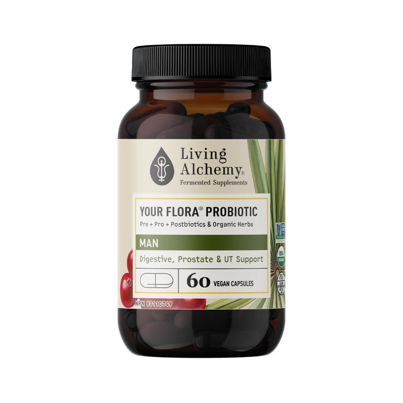 Living Alchemy - Your Flora Probiotic Man | 60 Capsules