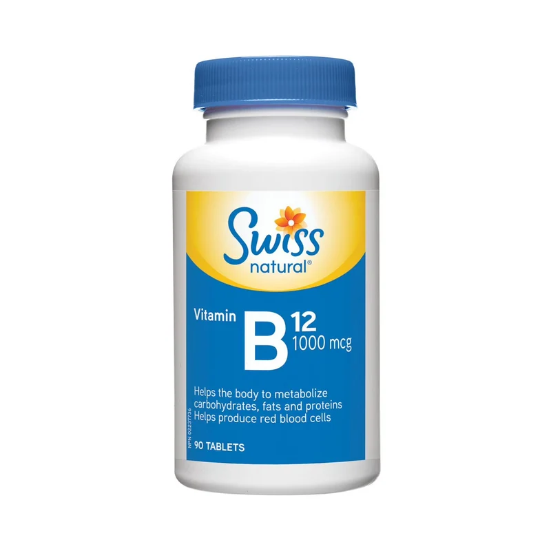 Swiss Natural - Vitamin B12 1000 mcg | 90 Tablets