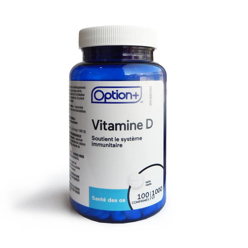 Option+ Vitamin D 1000IU | 100 Tabs
