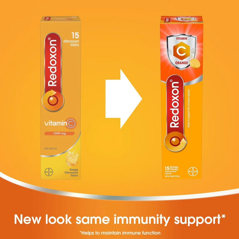 Redoxon - Vitamin C 1000 mg, Orange | 15 Effervescent Tablets