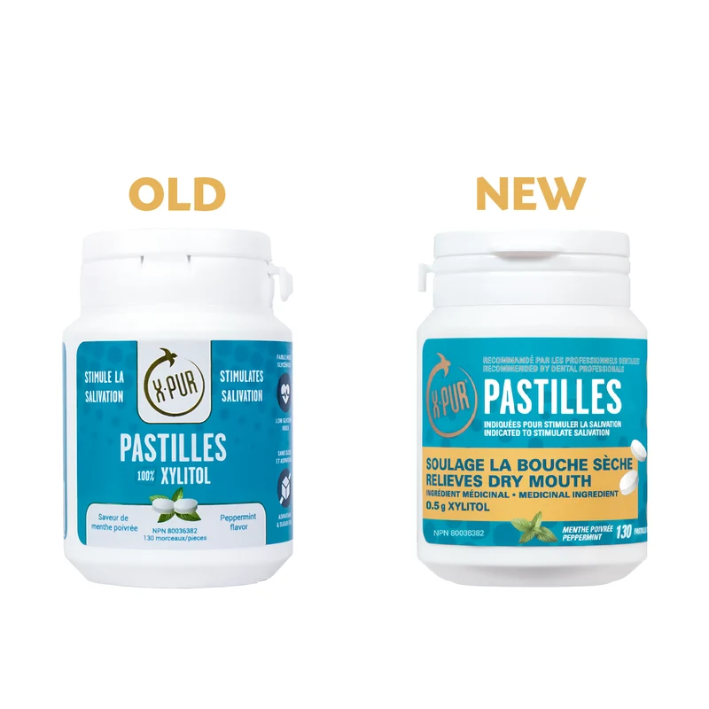 X-PUR - Xylitol Peppermint Pastilles | 130 Pastilles