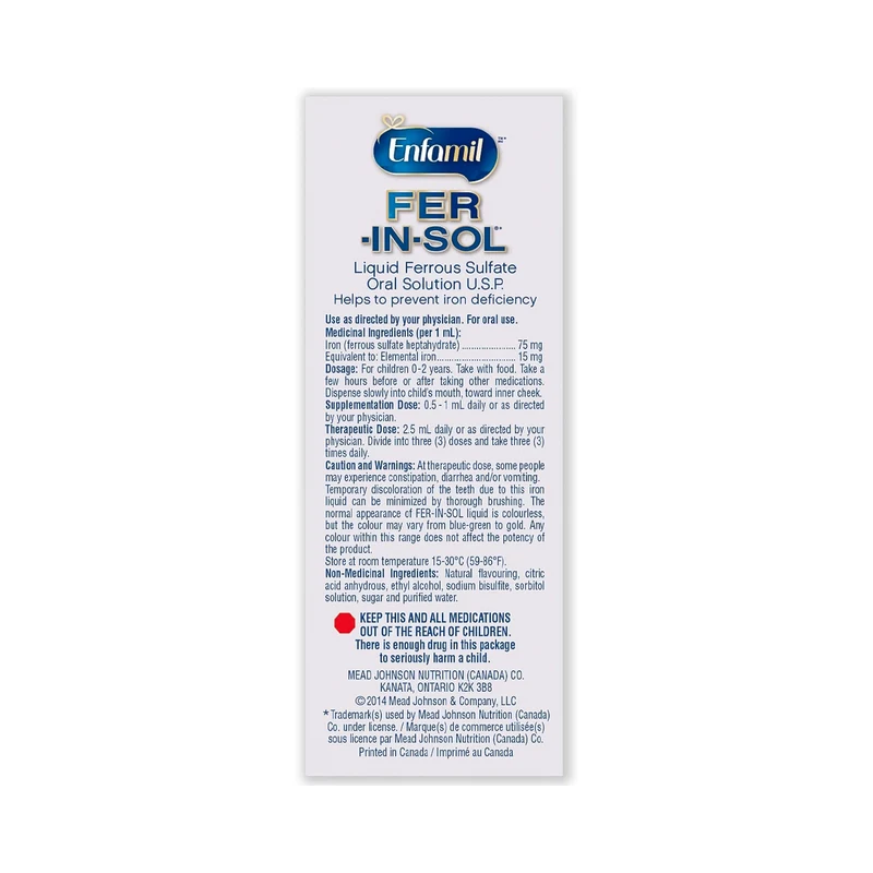 Enfamil - Fer-In-Sol Oral Solution | 50 mL