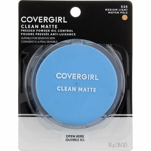 COVERGIRL - Clean Matte - Pressed Powder for Oil Control - Medium Light 535 | 10 g