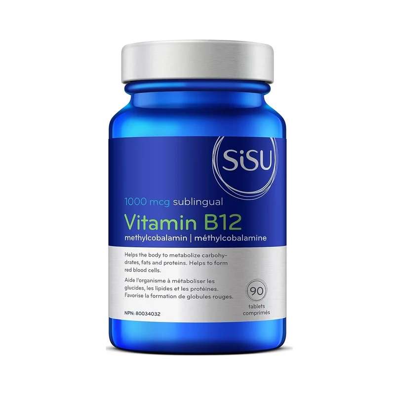 SISU - Vitamin B12 Methylcobalamin 1000 mcg | 90 Tablets