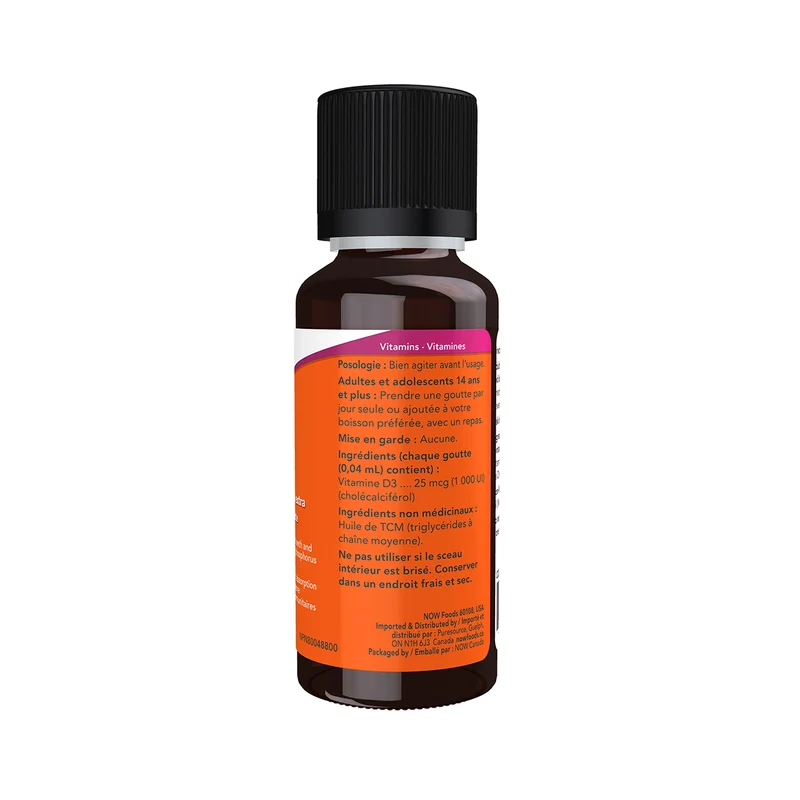 NOW - Vitamin D-3 Extra Strength - 1000 IU/Drop | 30ml