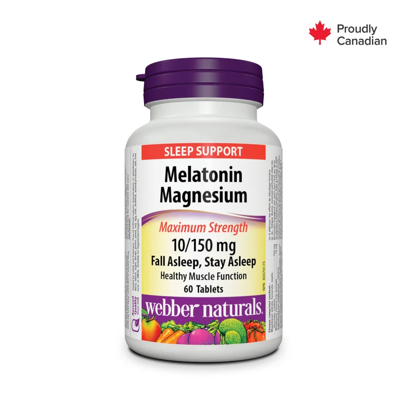 Webber Naturals - Melatonin Magnesium 10/150mg | 60 Tablets