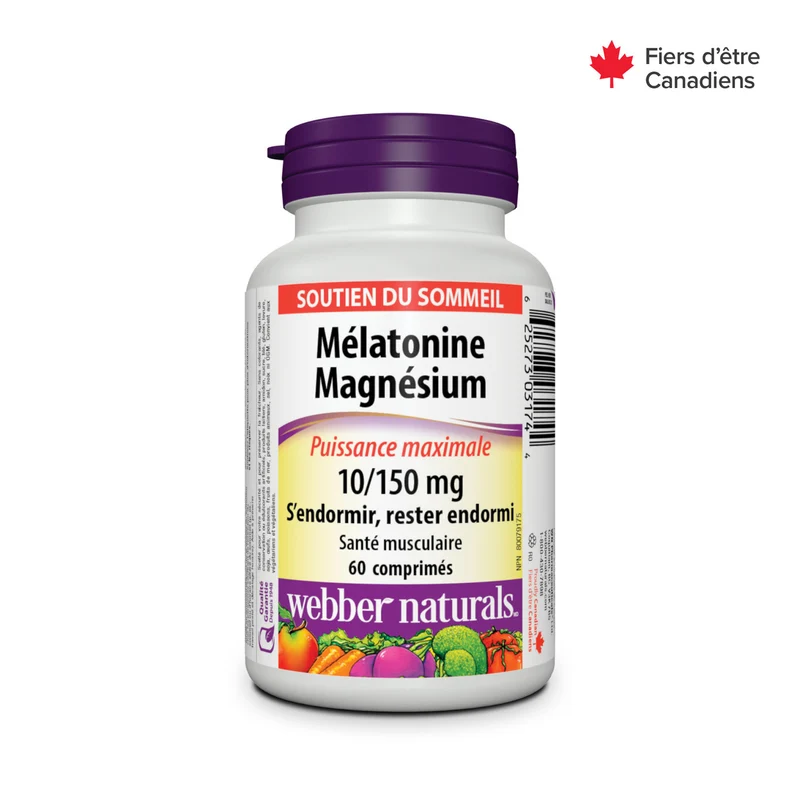 Webber Naturals - Melatonin Magnesium 10/150mg | 60 Tablets