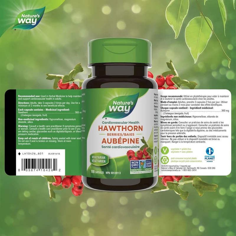 Nature's Way - Hawthorn Berries | 100 Capsules