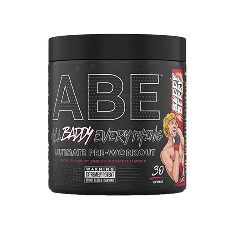 ABE - ALL BLACK EVERYTHING PRÉ-ENTRAÎNEMENT (14 saveurs disponibles) 375 g