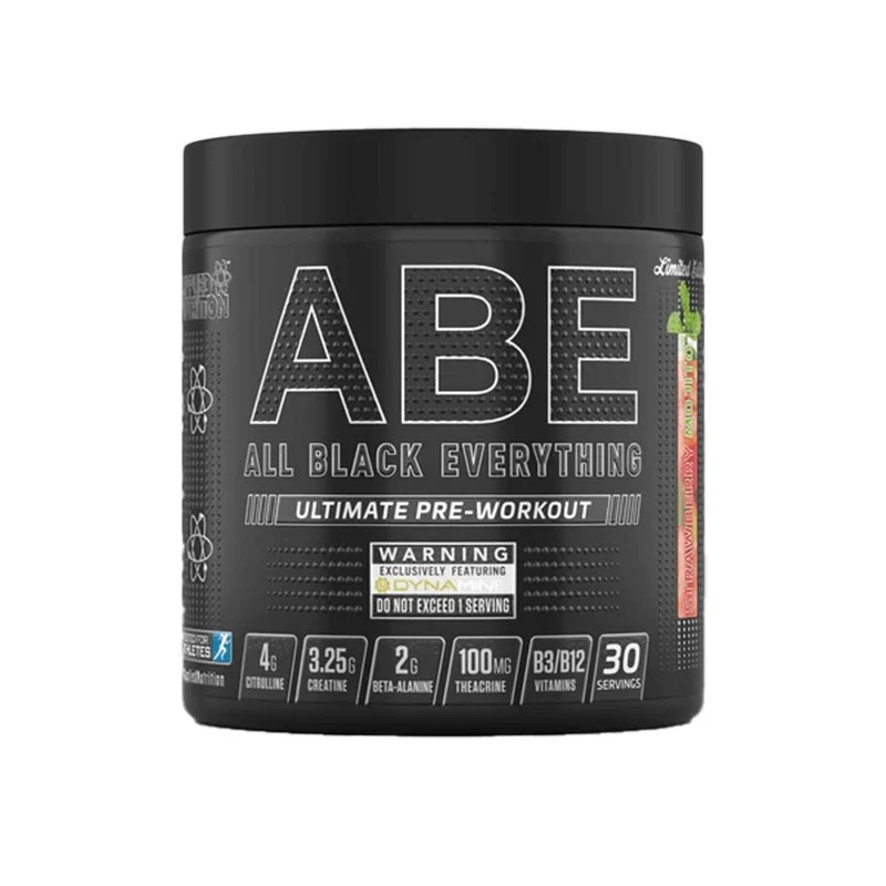 ABE - ALL BLACK EVERYTHING PRÉ-ENTRAÎNEMENT (14 saveurs disponibles) 375 g