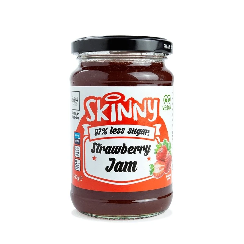 Confiture maigre de fraise à faible teneur en sucre - 340g