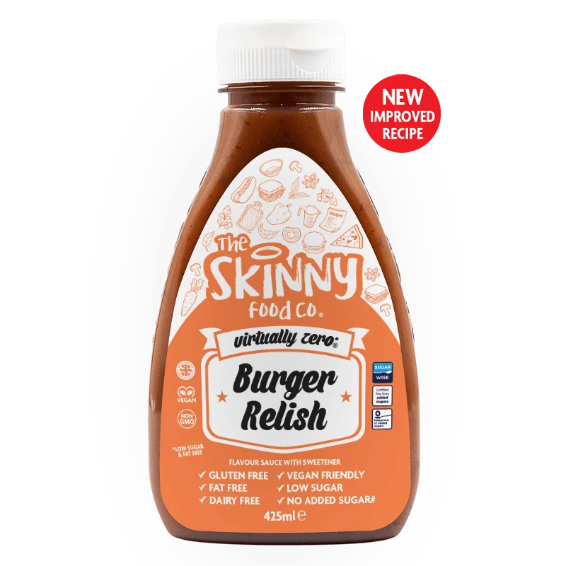 Sauce maigre sans sucre, saveur Burger Relish, 425 ml