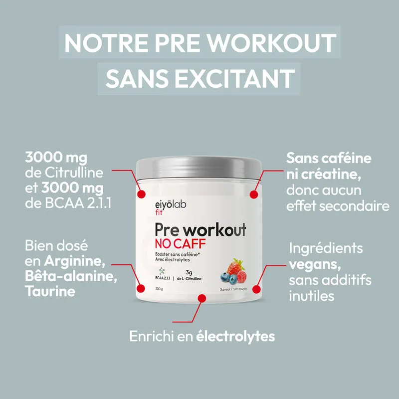 Pre Workout NO CAFF