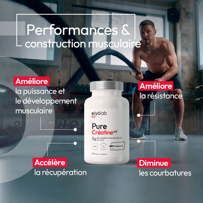 Pure Créatine HT gélules - Creapure®