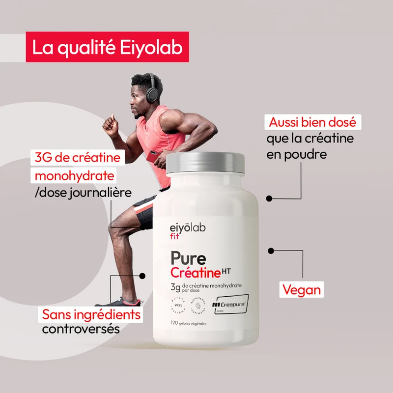 Pure Créatine HT gélules - Creapure®
