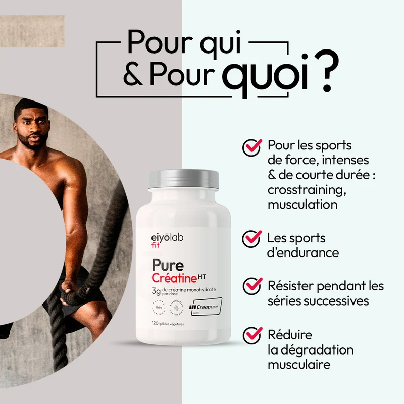 Pure Créatine HT gélules - Creapure®